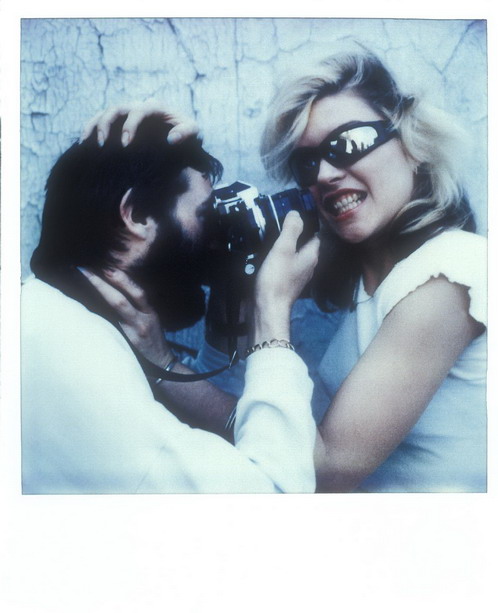 Martyn Goddard and Debbie Harry on photoshoot in New York 1978