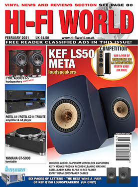 Hi-Fi World February 2021 KEf LS50 Meta High Fidelity News (1)