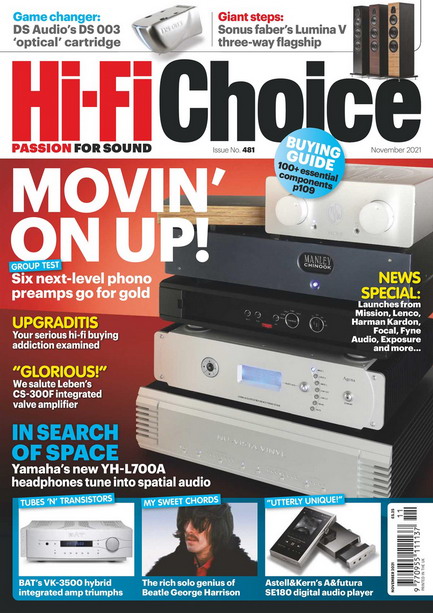 Hi-Fi Choice 481 NOVEMBER 2021 cover