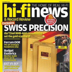 Hi-Fi news december 2021 cover