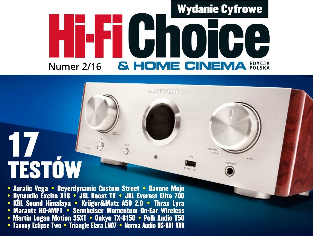 „HI-FI CHOICE & HOME CINEMA” 02/2016