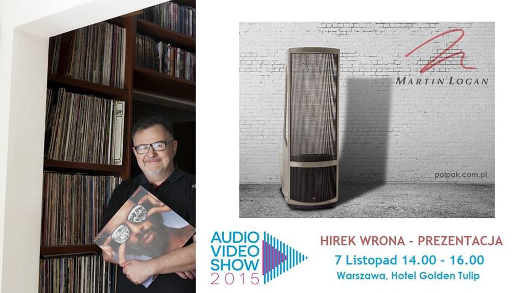 Hirek Wrona na Audio Video Show 2015
