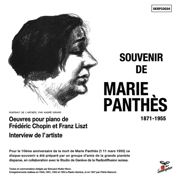 Marie Panthès „Souvenir de Marie Panthès (1871-1955)”