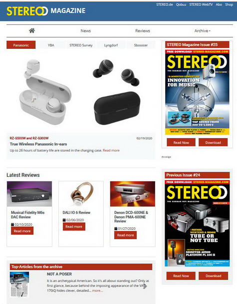 „STEREO Magazine” online | magazyn audio